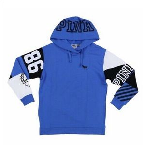 Pink Victoria’s Secret Campus Hoodie Size XS